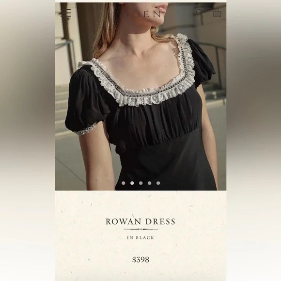 ISO! NFS! Rowan Black Dress DÔEN SIZE XL - Picture 1 of 2